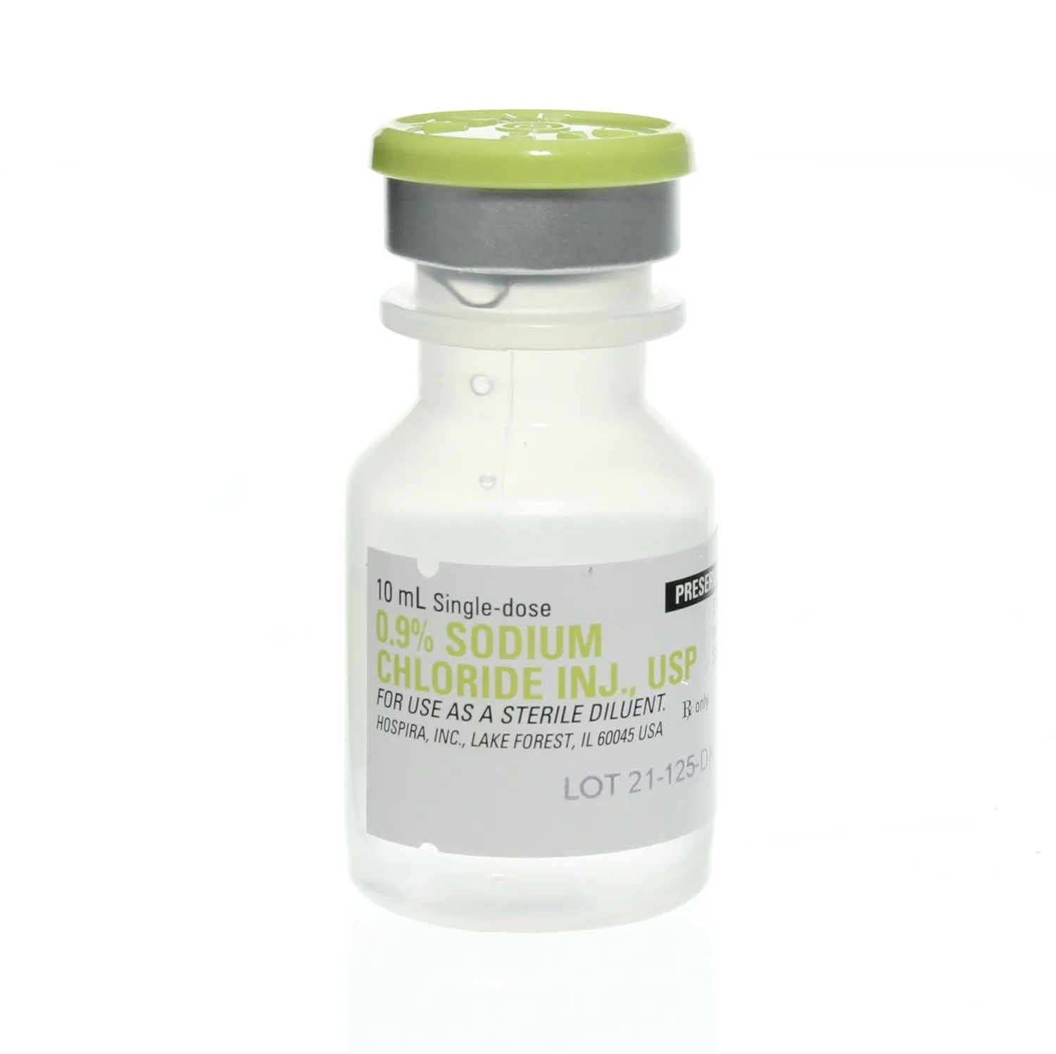Sodium Chloride 0.9% 10ml SDV - PF - Box/25